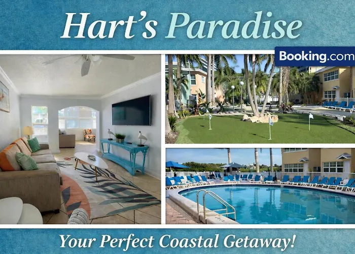 Steps To Beach-heated Pool-dock & Putting